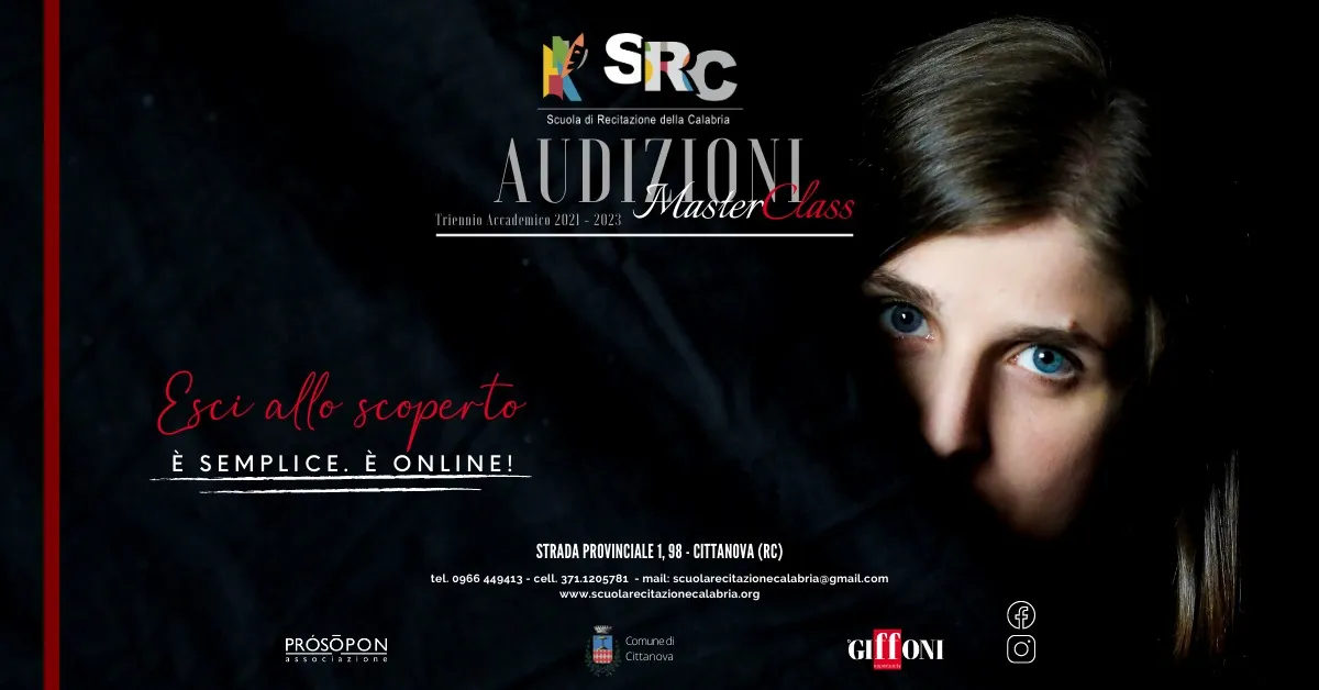 MasterClass al via le audizioni on line - 2021-2023